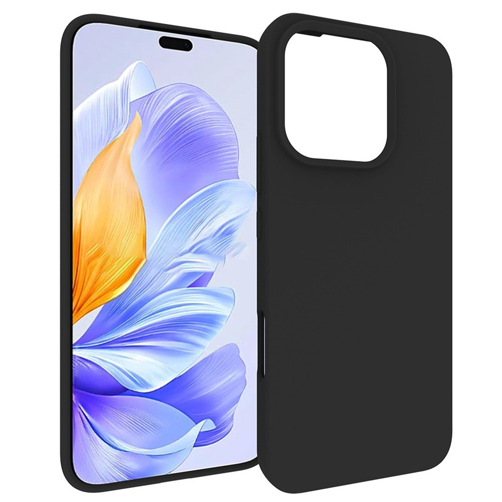 Matný gelový obal na Honor 400 Lite - černý
