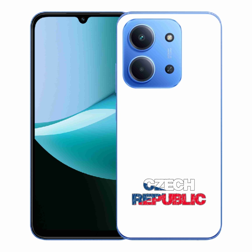 Gelový kryt mmCase na Xiaomi Redmi 15C 4G/5G (173mm) - Czech Republic bílé pozadí