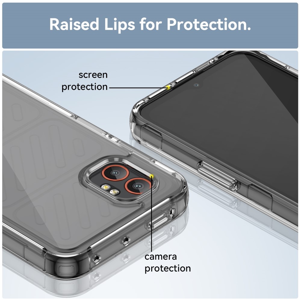 Gelový obal s pevnými zády na Samsung Galaxy Xcover 7 Pro - průhledný