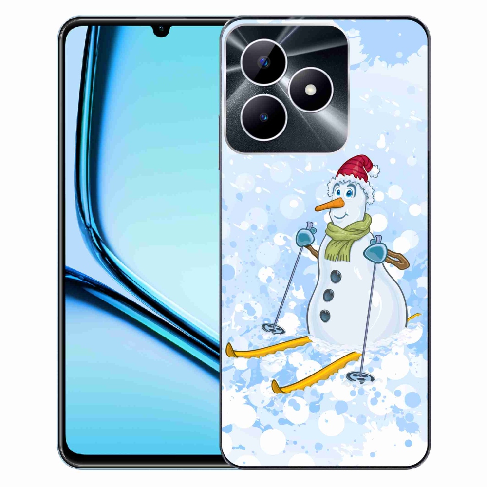 Gelový kryt mmCase na Realme Note 50 - sněhulák