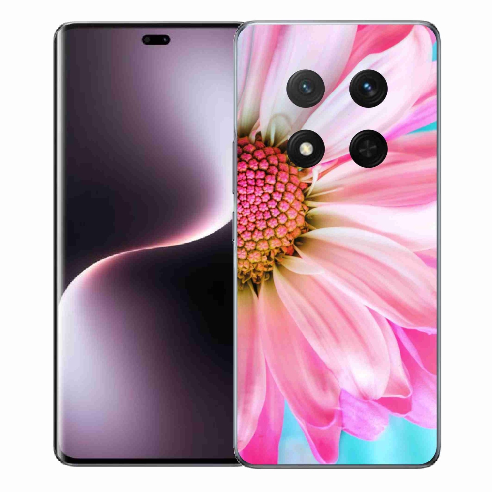 Gelový kryt mmCase na Honor Magic 7 Lite 5G - růžová květina