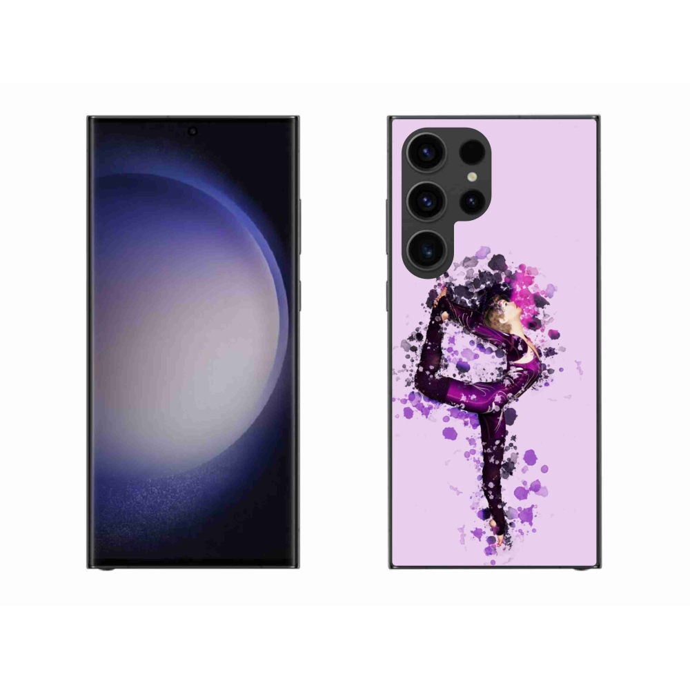 Gelový kryt mmCase na Samsung Galaxy S23 Ultra 5G - baletka