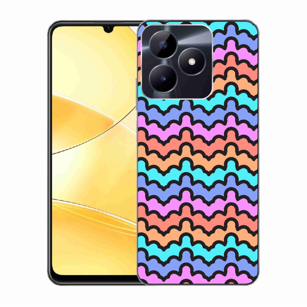 Gelový kryt mmCase na Realme C51/C53 - abstraktní motiv 30