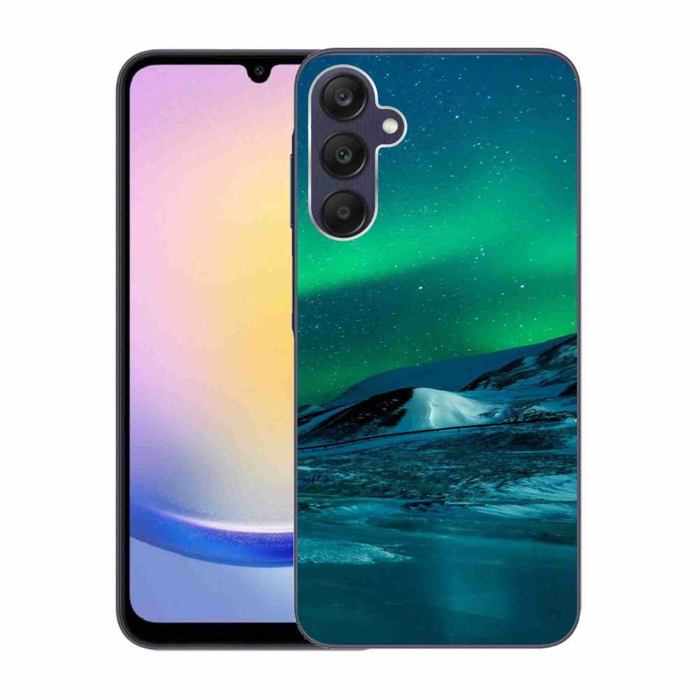 Gelový kryt mmCase na Samsung Galaxy A25 5G - polární záře