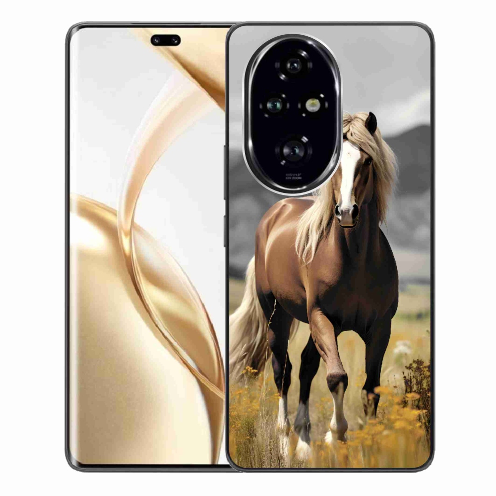 Gelový kryt mmCase na Honor 200 Pro 5G - hnědý kůň 1