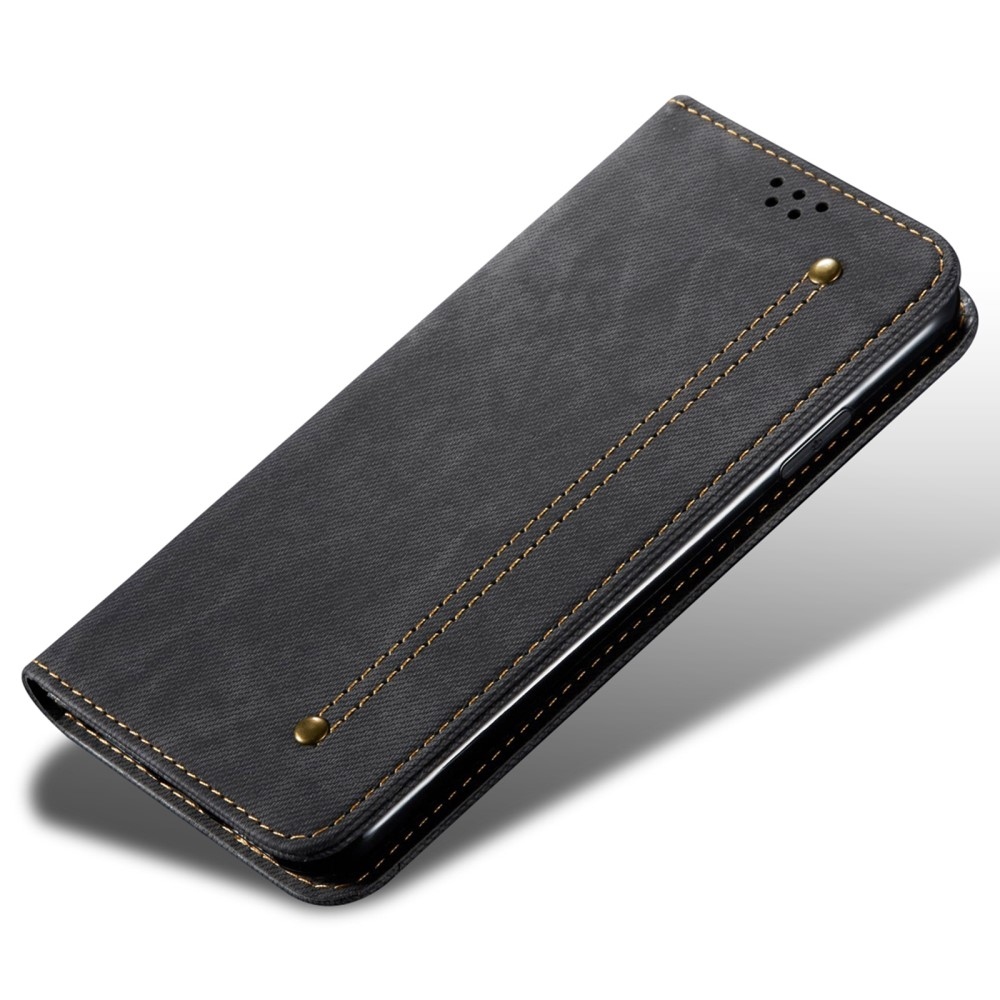 Jeanse knížkové pouzdro na Xiaomi 15 Ultra - černé