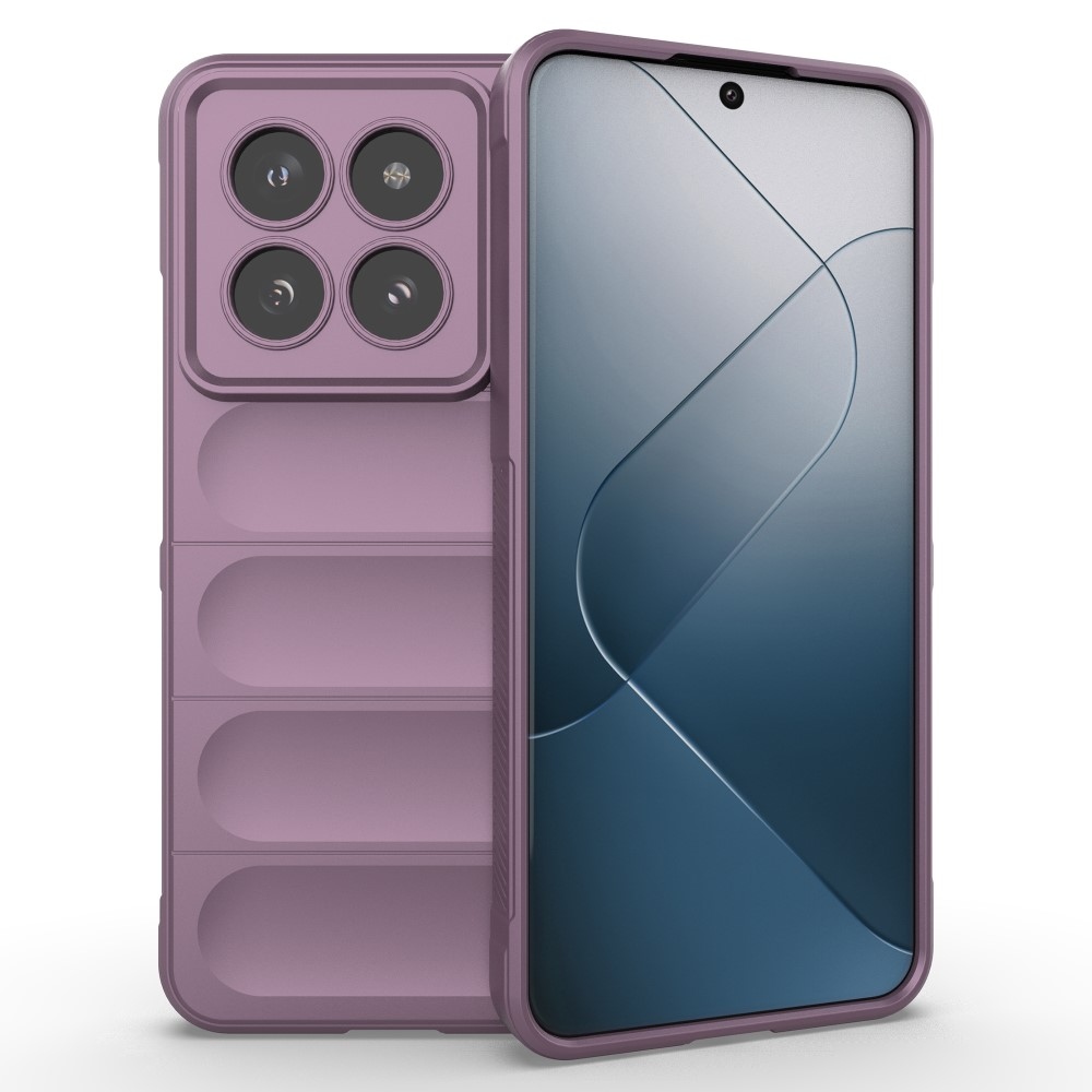 Rugg odolný gelový obal na Xiaomi 14 Pro - světlefialový