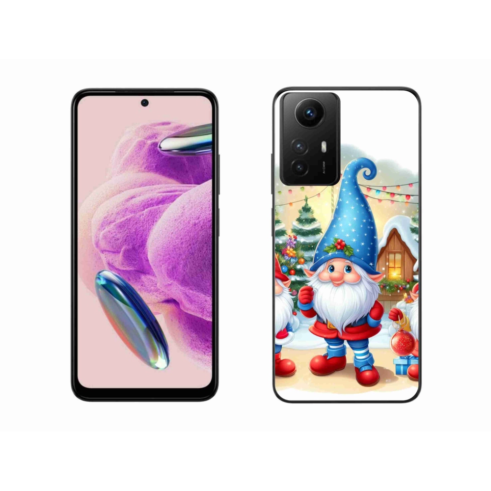 Gelový kryt mmCase na Xiaomi Redmi Note 12S - vánoční skřítci