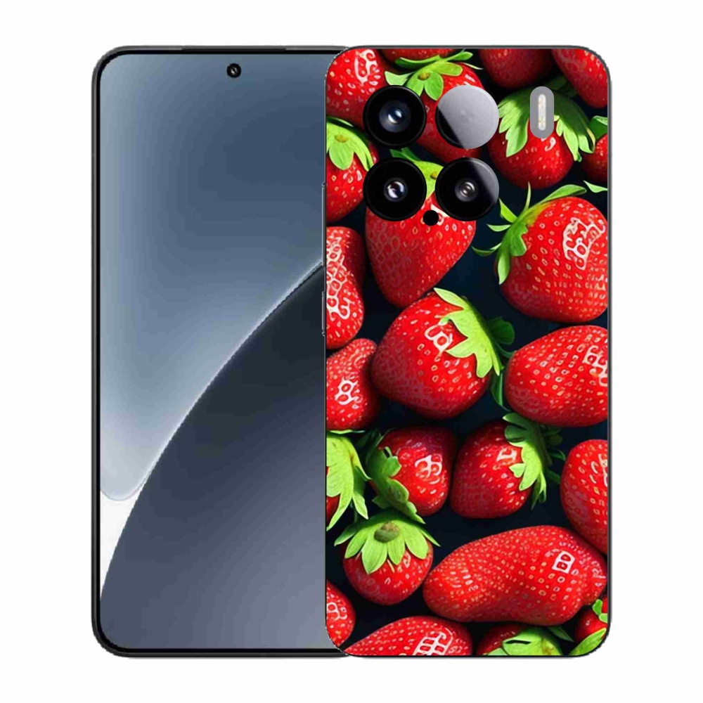 Gelový kryt mmCase na Xiaomi 15 - jahody