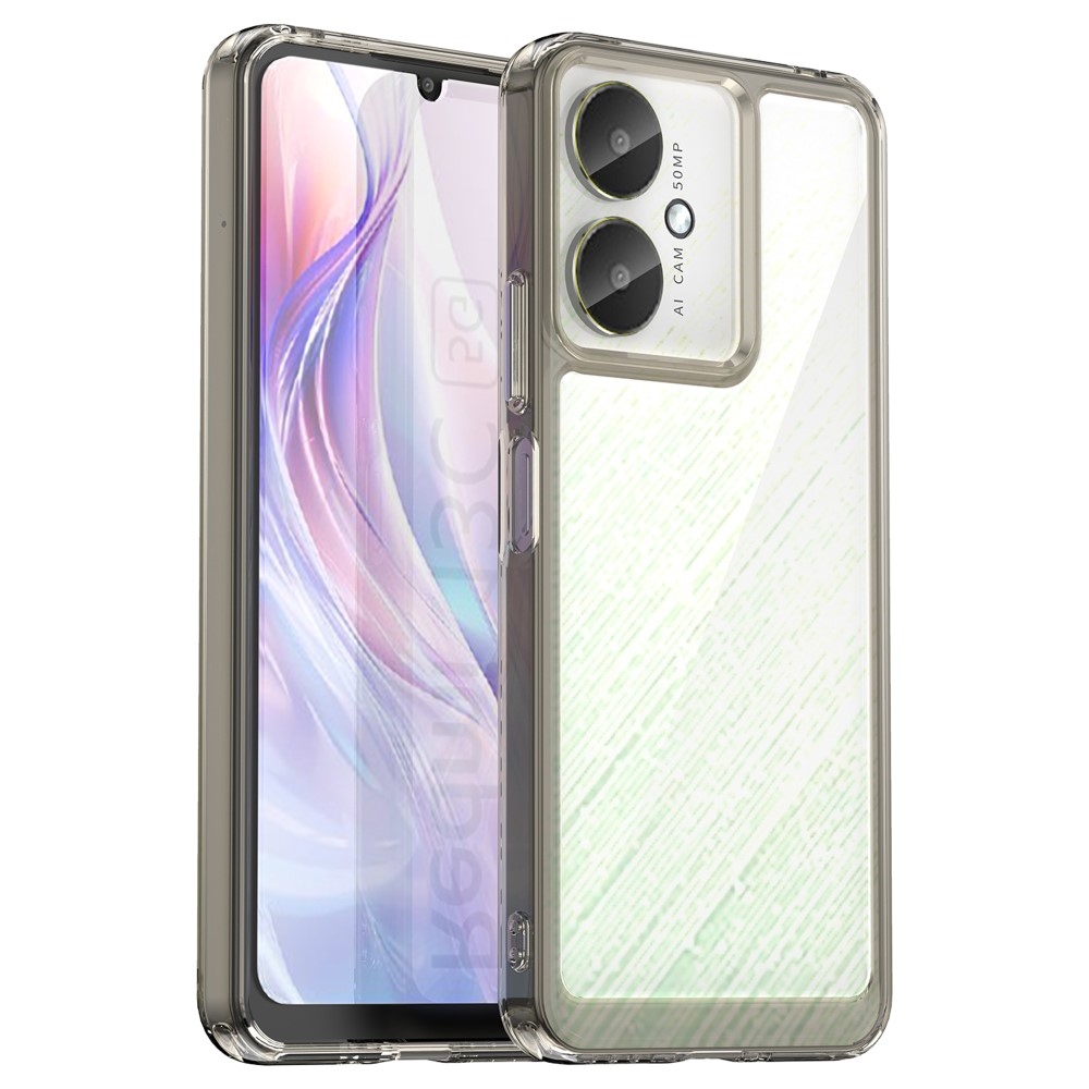 Gelový obal s pevnými zády na Xiaomi Redmi 13C 5G - šedý
