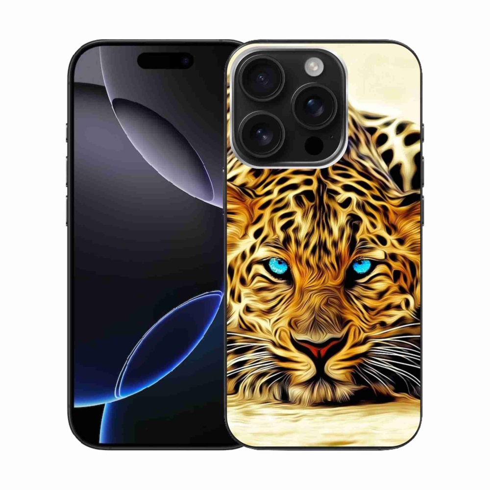 Gelový kryt mmCase na iPhone 16 Pro - kreslený tygr