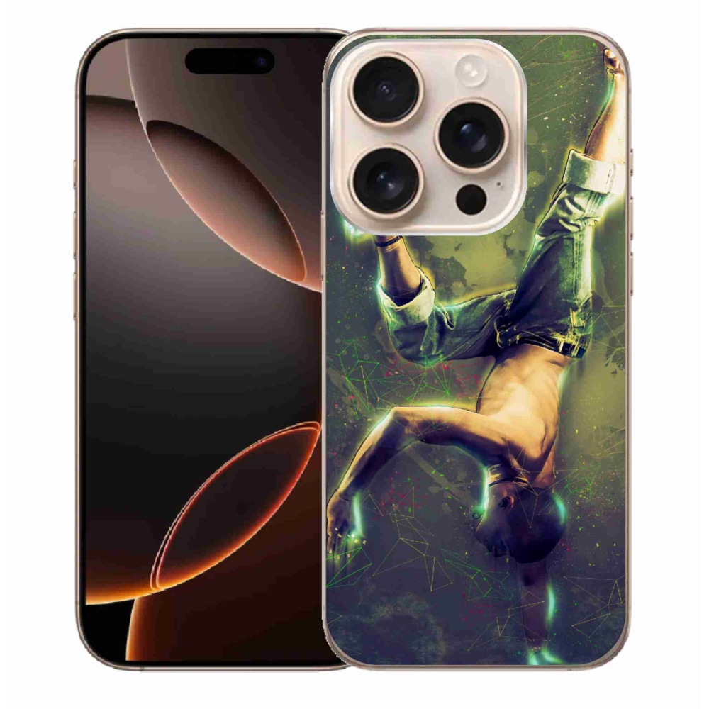 Gelový kryt mmCase na iPhone 16 Pro Max - breakdance