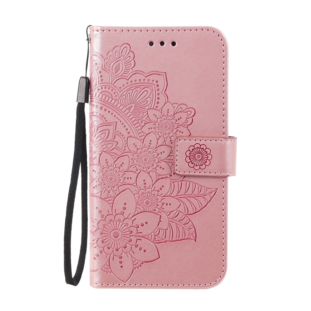 Mandala knížkové pouzdro na Vivo V50 Lite 4G/5G - růžové