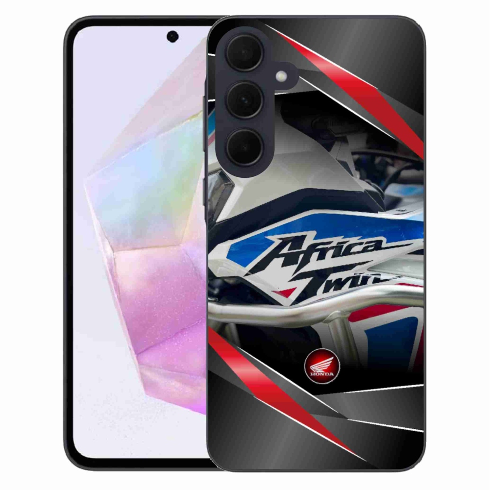 Gelový kryt mmCase na Samsung Galaxy A35 5G - motorka honda