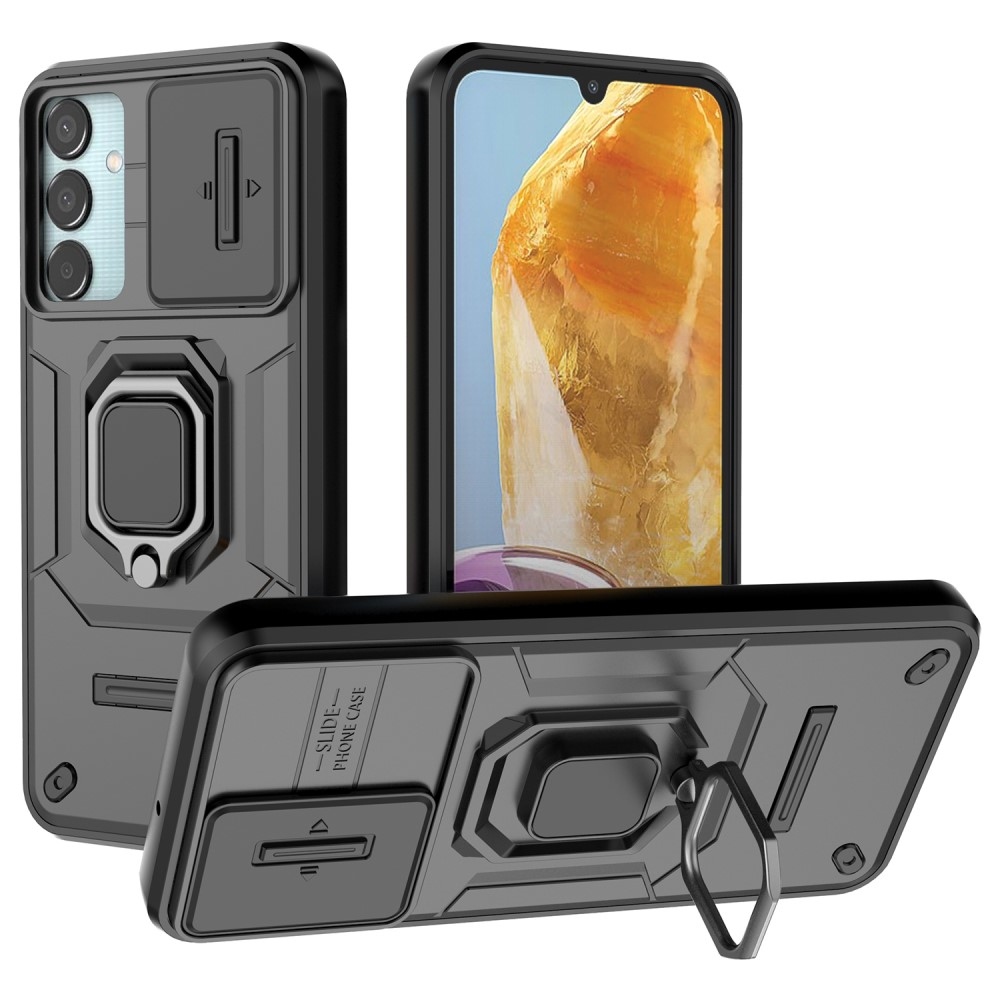 Lens odolný hybridní kryt na Samsung Galaxy M15 5G - černý