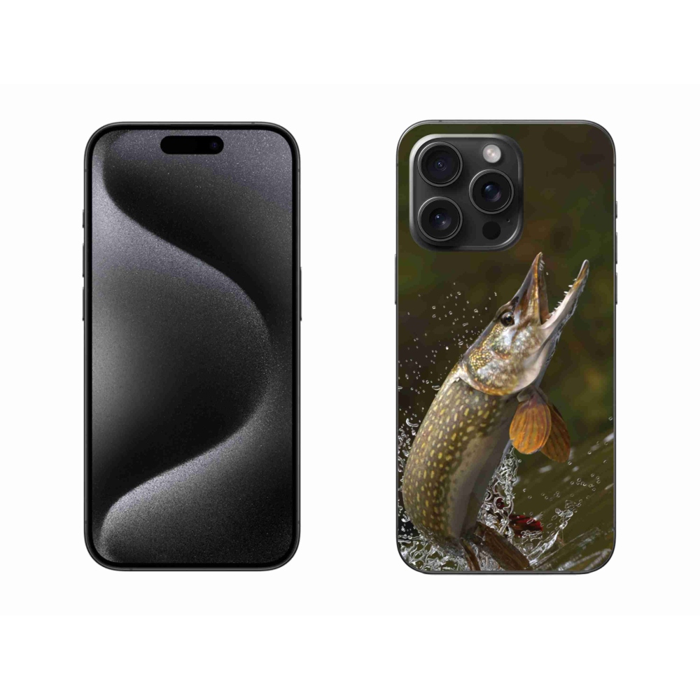 Gelový obal mmCase na iPhone 15 Pro Max - štika