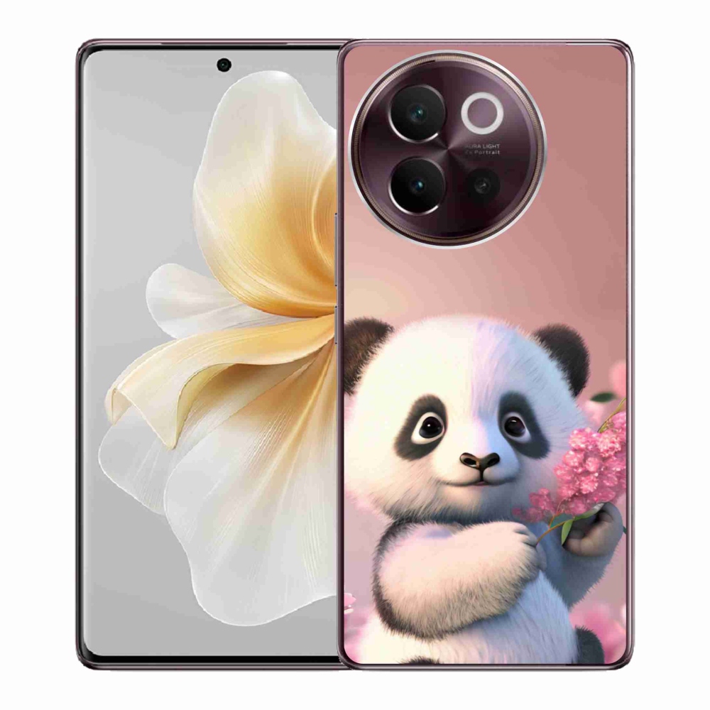 Gelový kryt mmCase na Vivo V40 Lite 5G - roztomilá panda