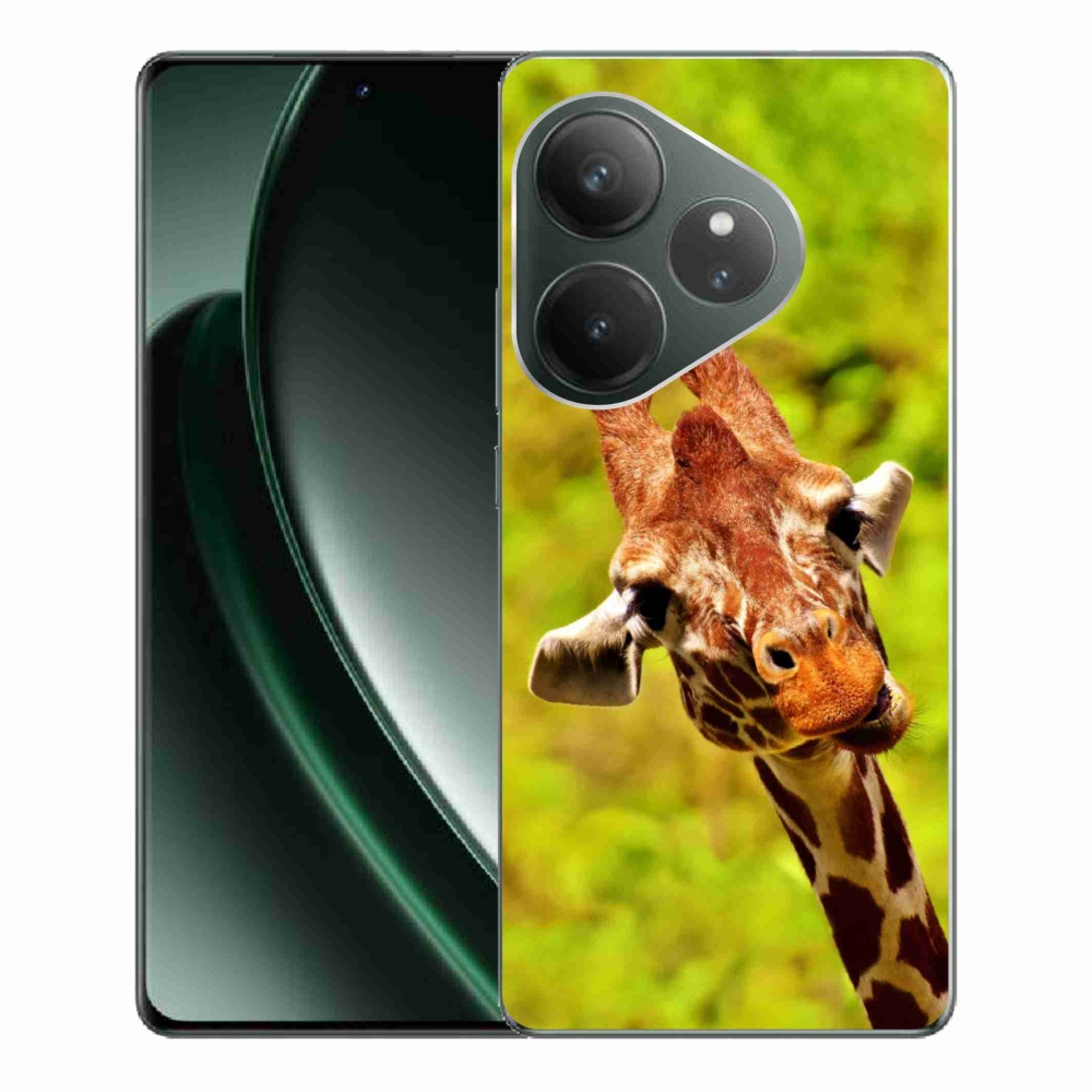 Gelový kryt mmCase na Realme GT 6 5G/GT 6T 5G - žirafa