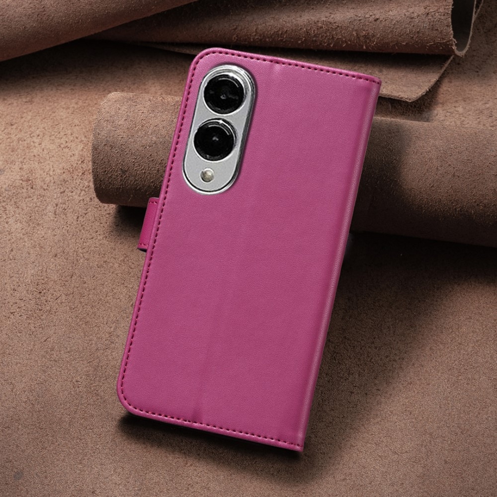 Clover knížkové pouzdro na Samsung Galaxy S25 Edge - rose