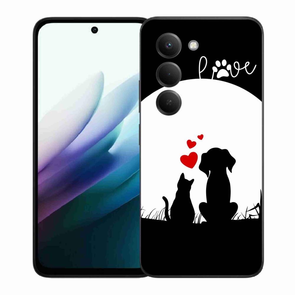 Gelový kryt mmCase na Xiaomi Redmi 15 4G/5G (171mm) - zvířecí láska