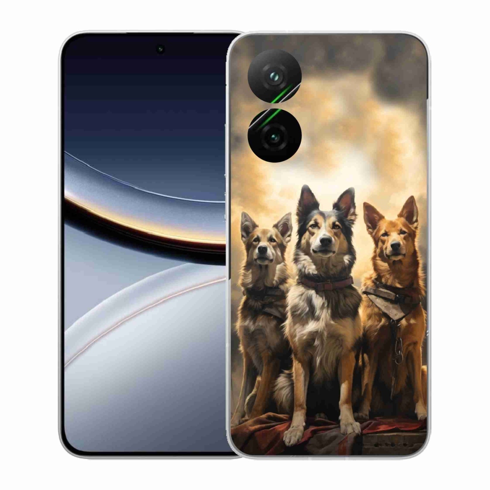 Gelový kryt mmCase na Xiaomi Poco F7 5G - tři psi