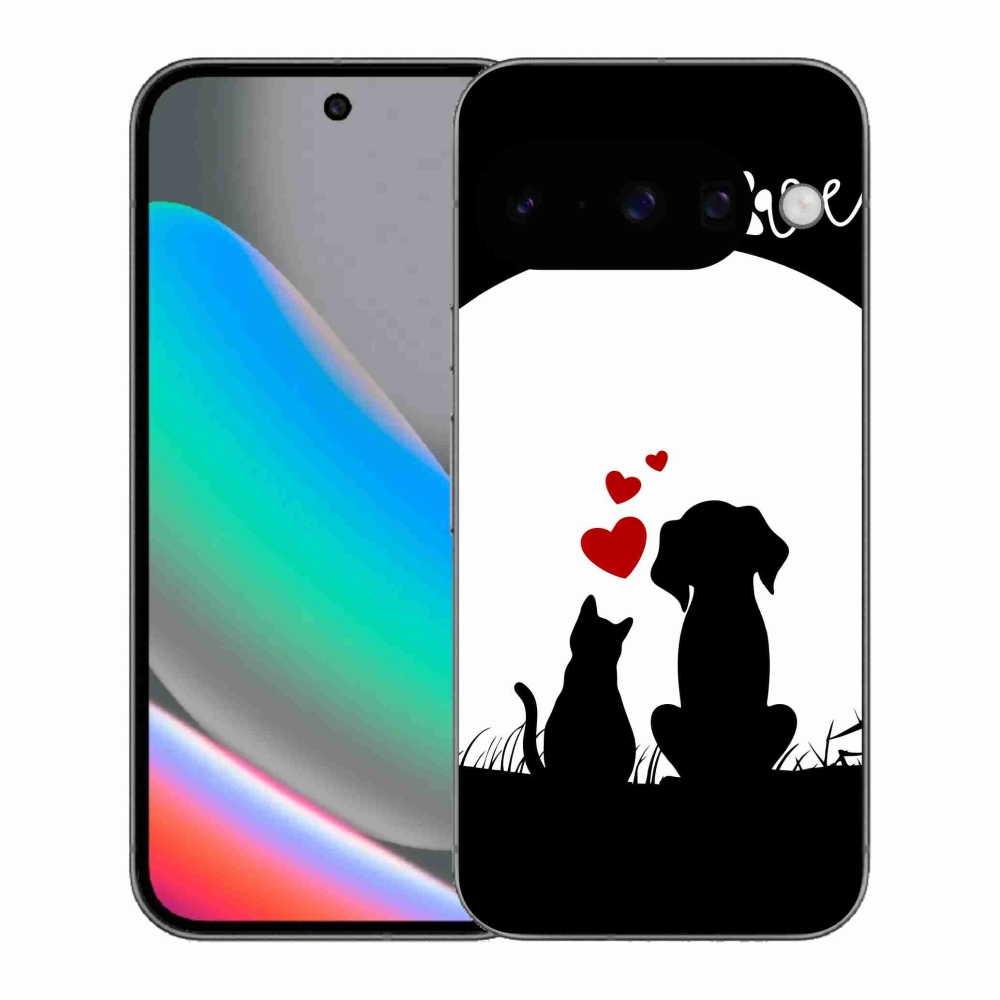 Gelový kryt mmCase na Google Pixel 10 - zvířecí láska