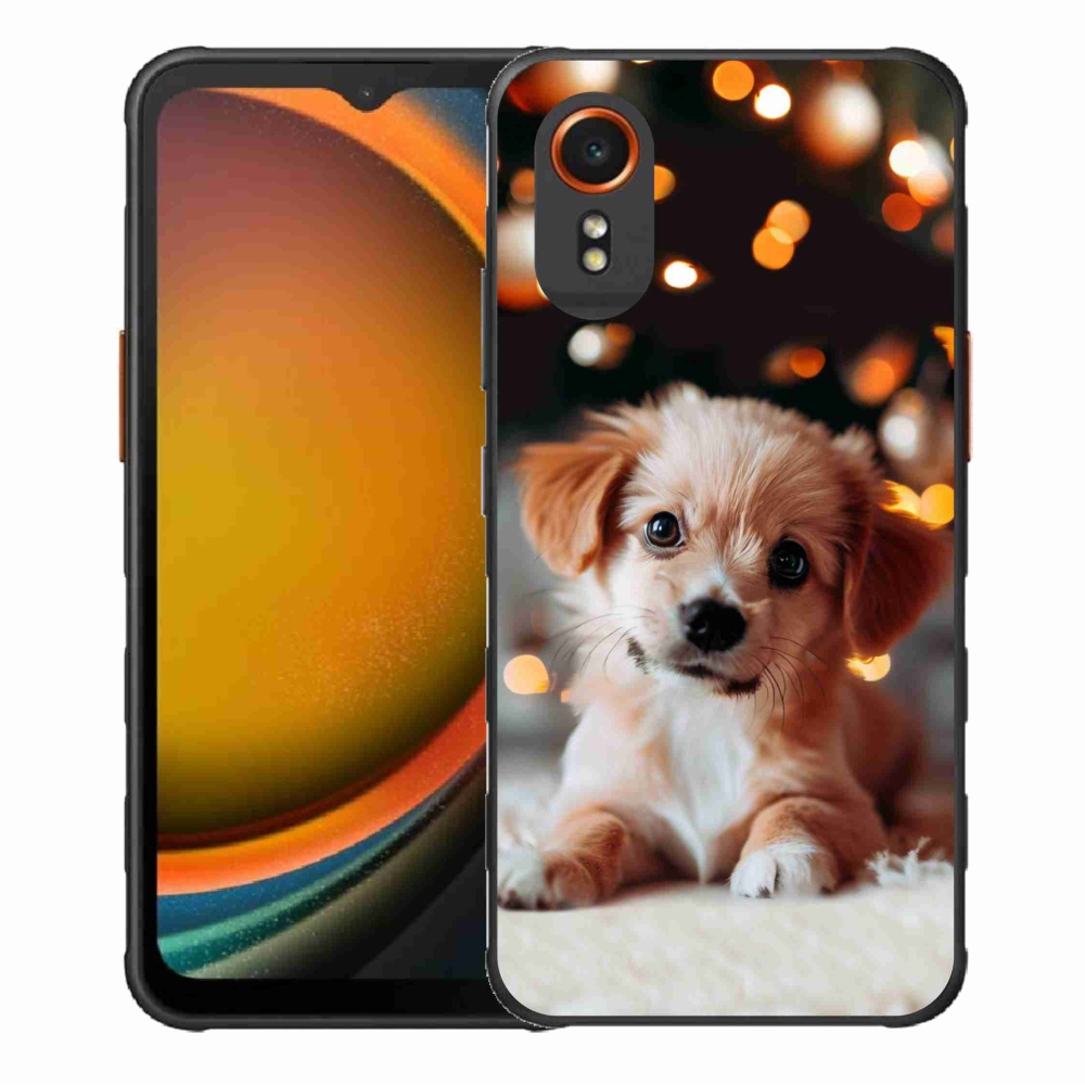 Gelový kryt mmCase na Samsung Galaxy Xcover 7 - štěňátko