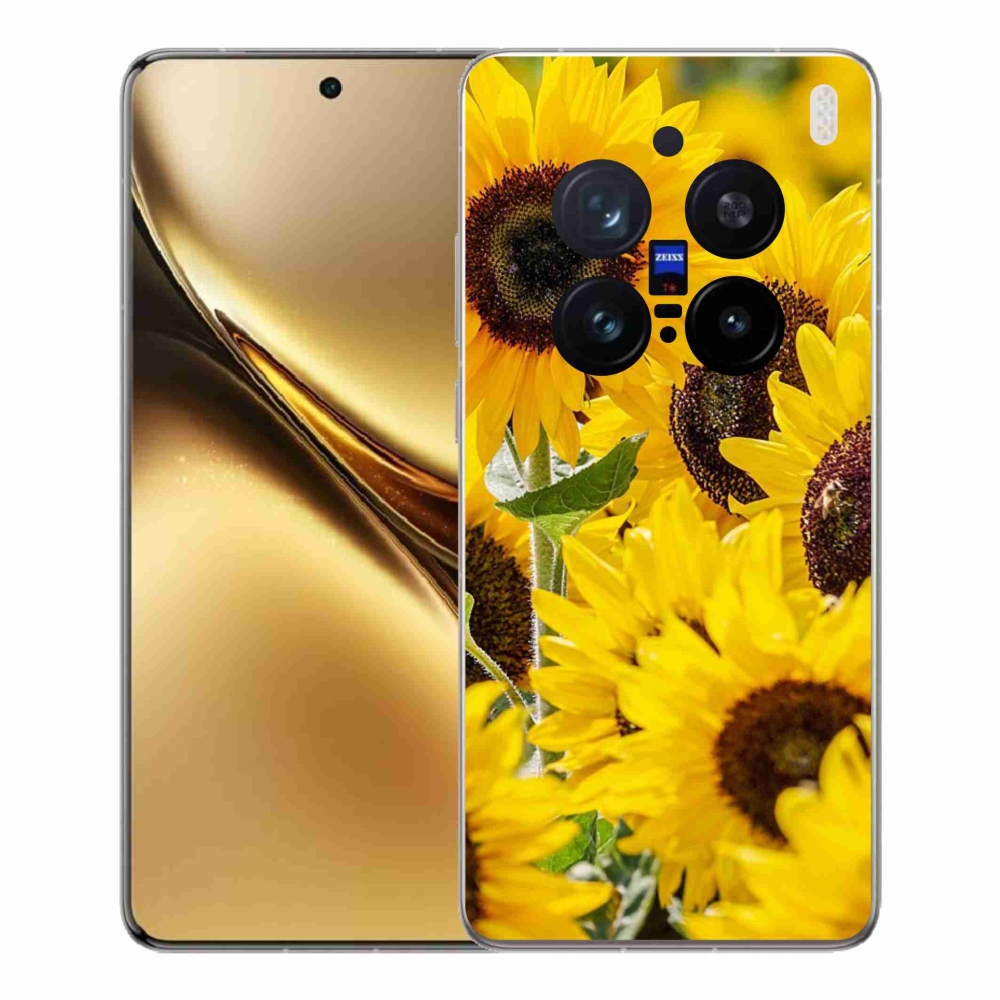 Gelový kryt mmCase na Vivo X200 Pro 5G - slunečnice