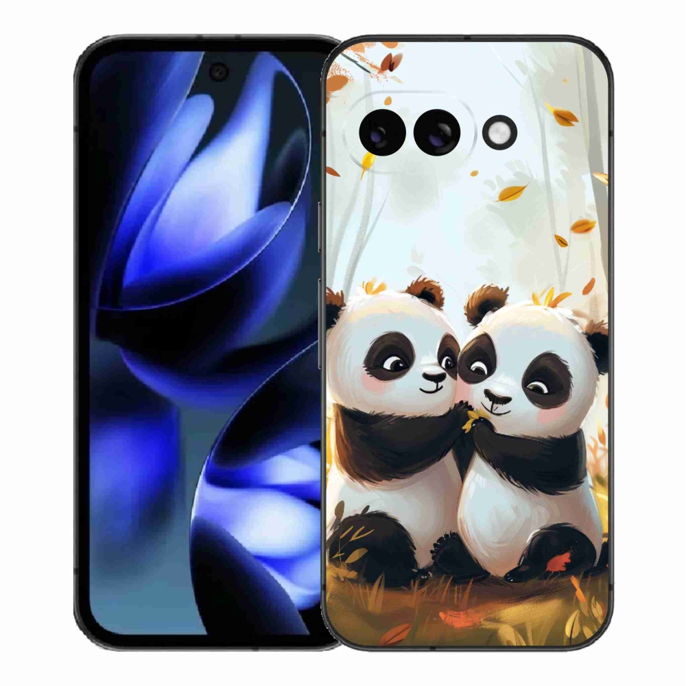 Gelový kryt mmCase na Google Pixel 9a - pandy
