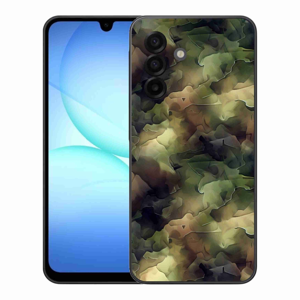 Gelový kryt mmCase na Samsung Galaxy A17 4G/5G - maskáčový vzor 10