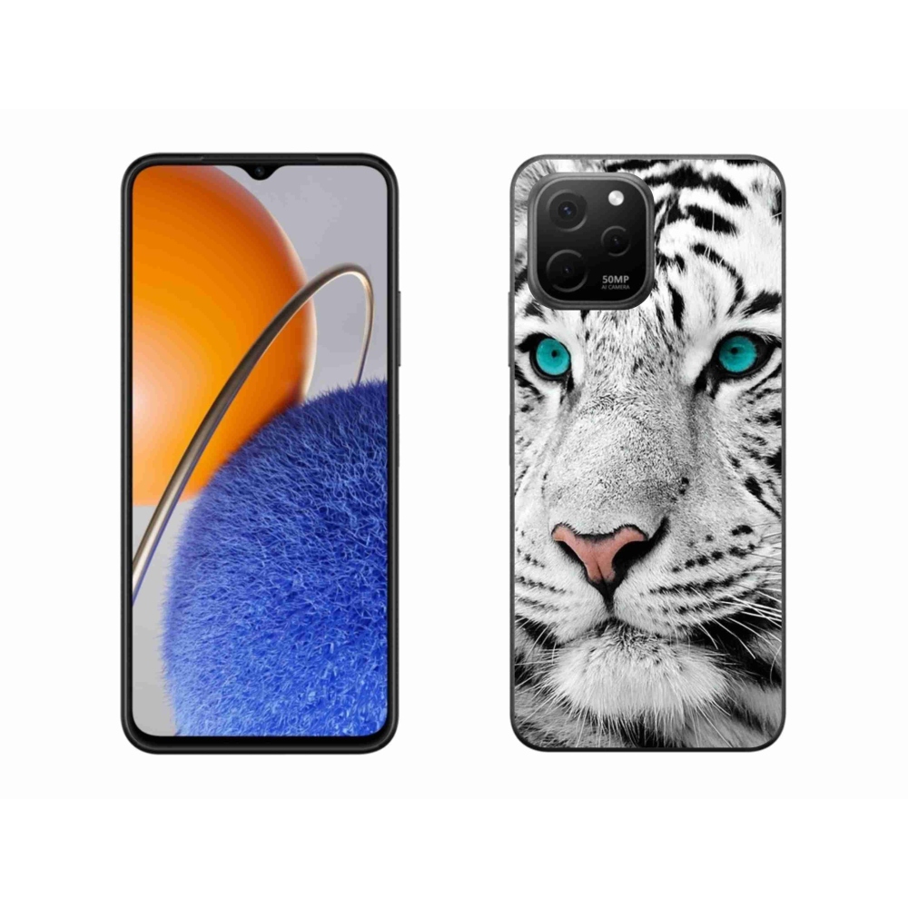 Gelový kryt mmCase na Huawei Nova Y61 - bílý tygr