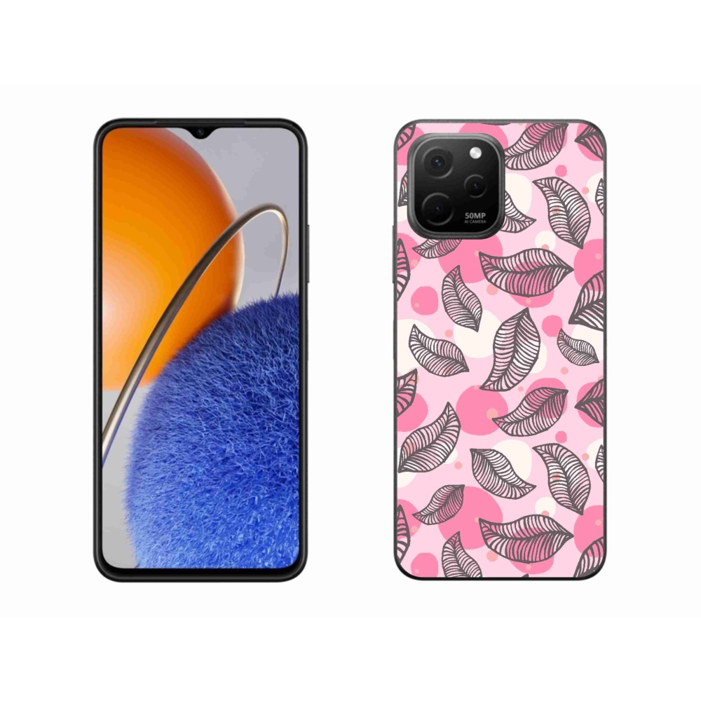 Gelový kryt mmCase na Huawei Nova Y61 - kreslené padající listy