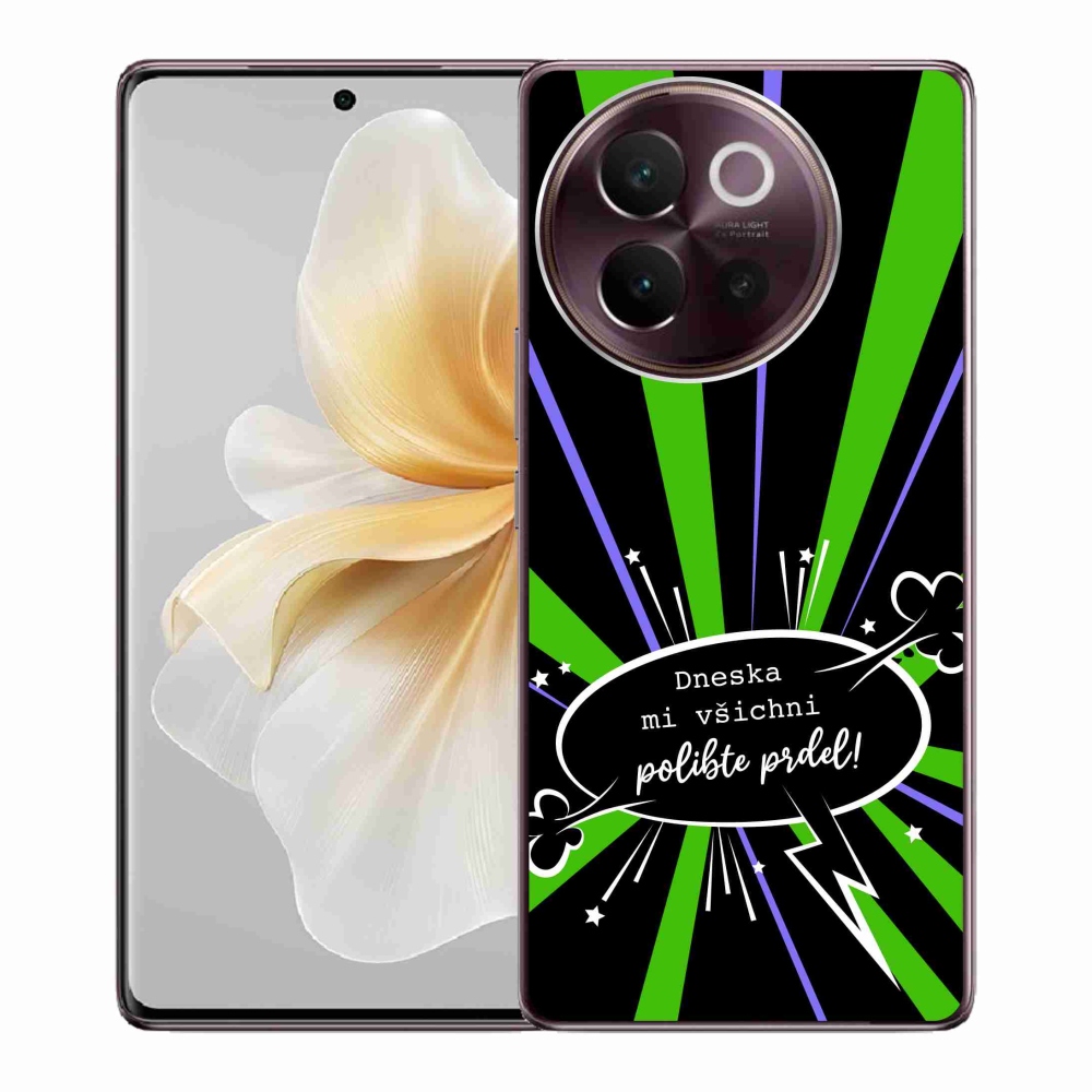 Gelový kryt mmCase na Vivo V40 Lite 5G - vtipný text 15 černé pozadí