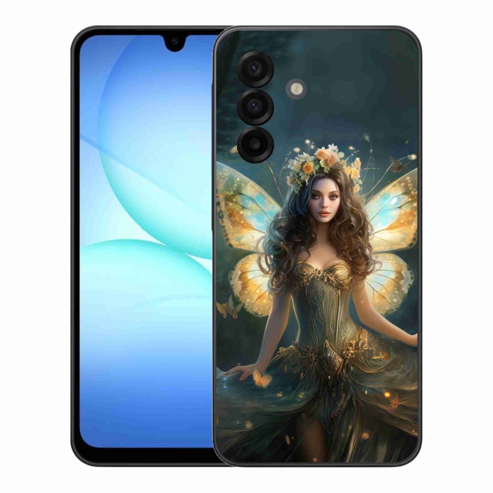 Gelový kryt mmCase na Samsung Galaxy A17 5G - motýlí žena