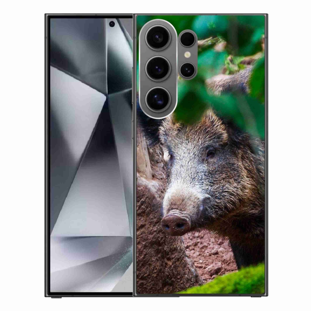 Gelový kryt mmCase na Samsung Galaxy S24 Ultra - divoké prase
