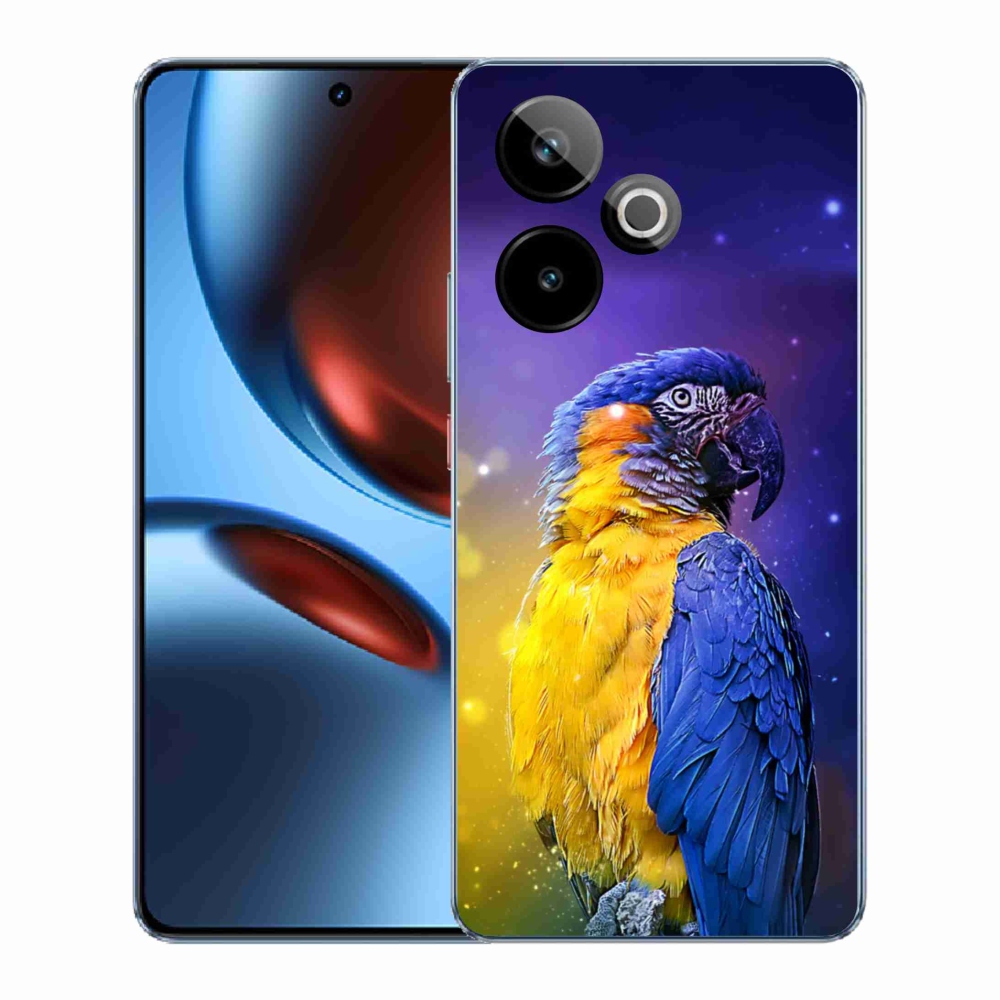Gelový kryt mmCase na Realme GT 7 5G/GT 7T 5G - papoušek ara 1