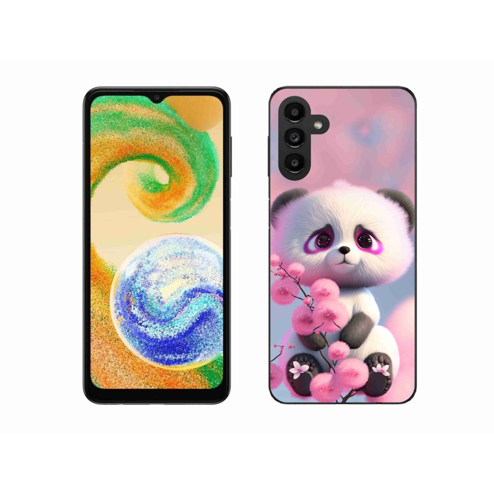 Gelový kryt mmCase na Samsung Galaxy A04s (164.7x76.7x9.1mm) - roztomilá panda 1