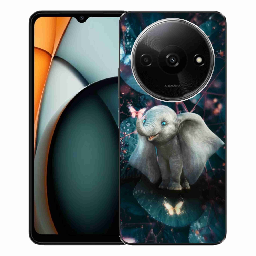 Gelový kryt mmCase na Xiaomi Redmi A3 - roztomilý slon