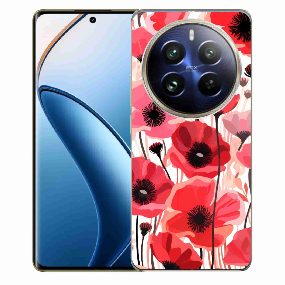 Gelový kryt mmCase na Realme 12 Pro 5G/12 Pro+ 5G - vlčí mák 1