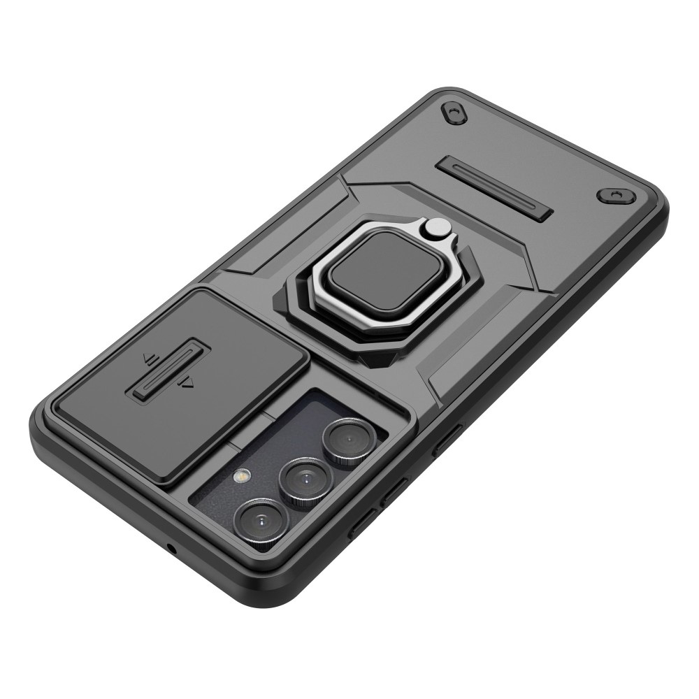 Lens odolný kryt na Samsung Galaxy M55 5G - černý
