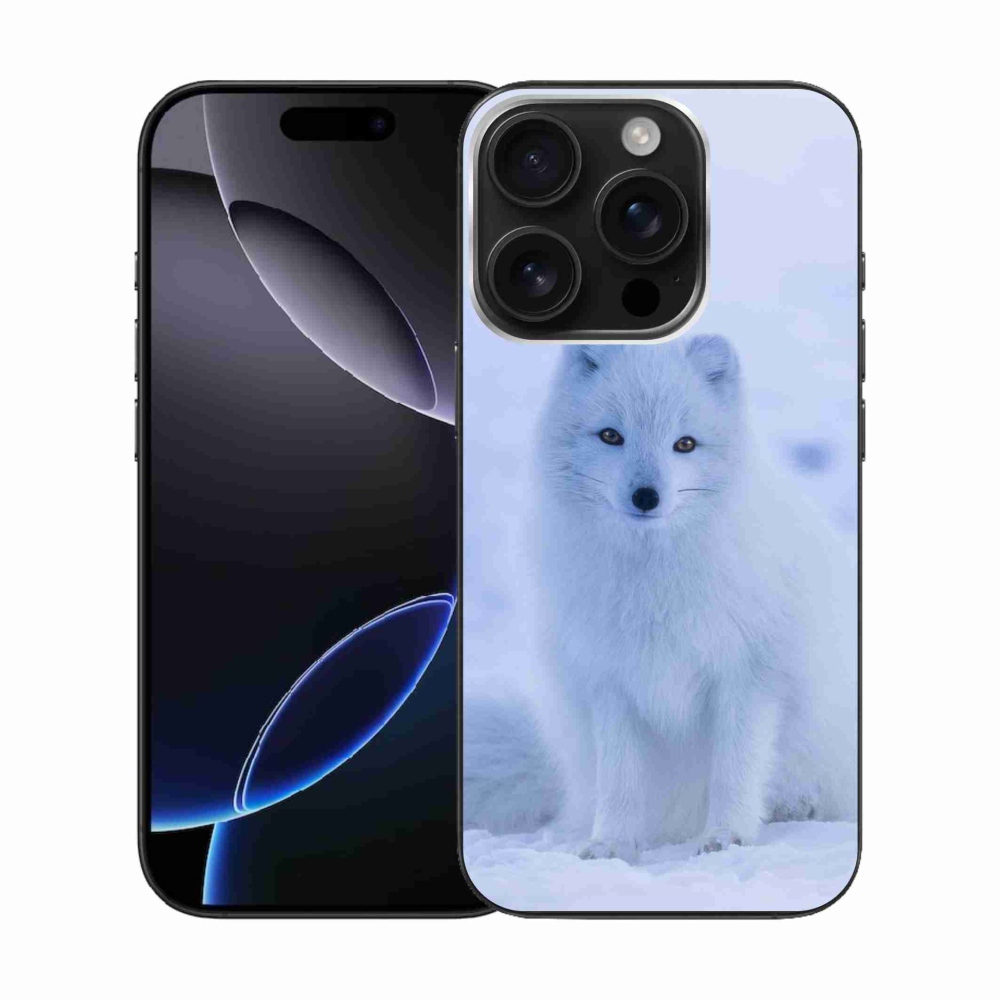 Gelový kryt mmCase na iPhone 16 Pro - polární liška