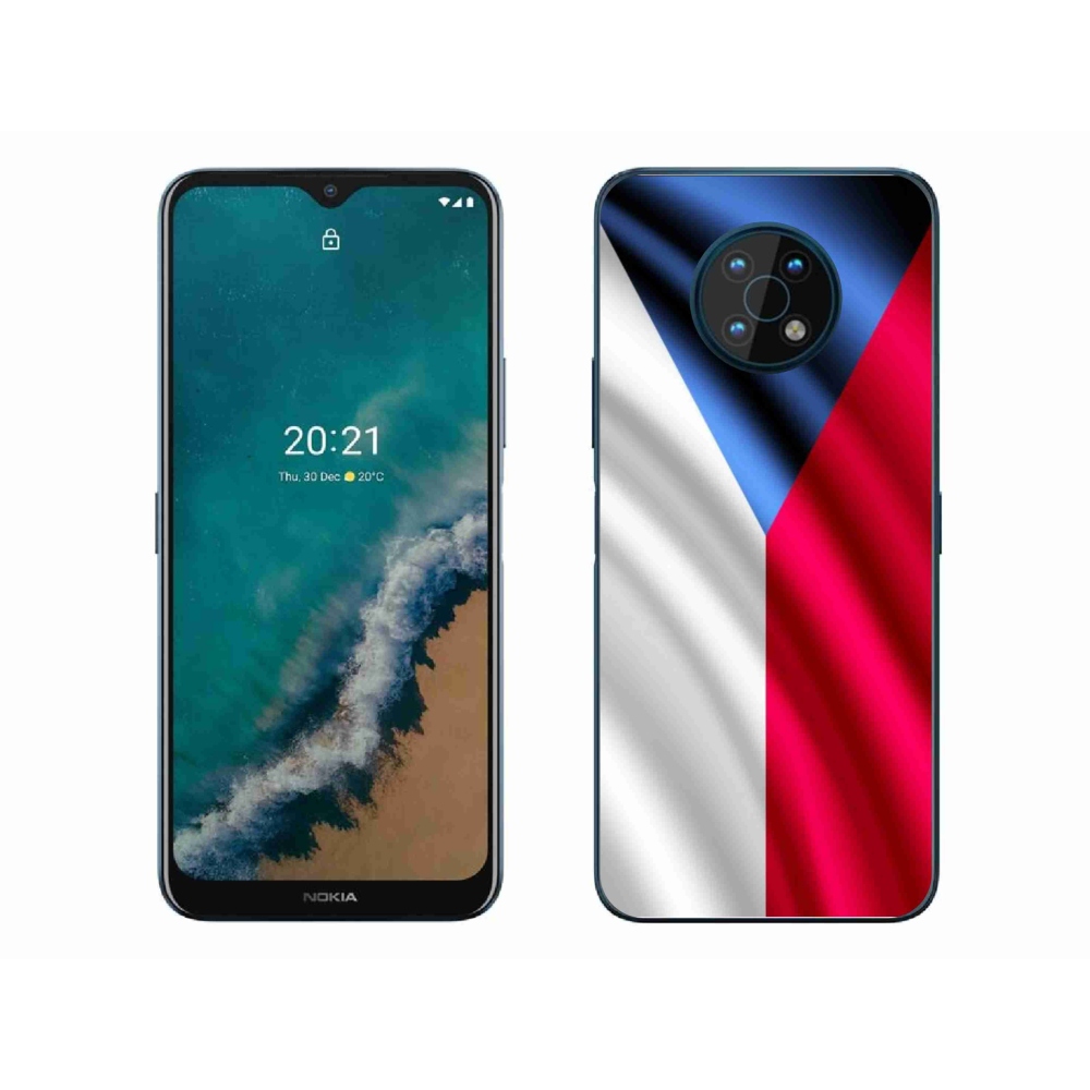 Gelový kryt mmCase na mobil Nokia G50 - česká vlajka