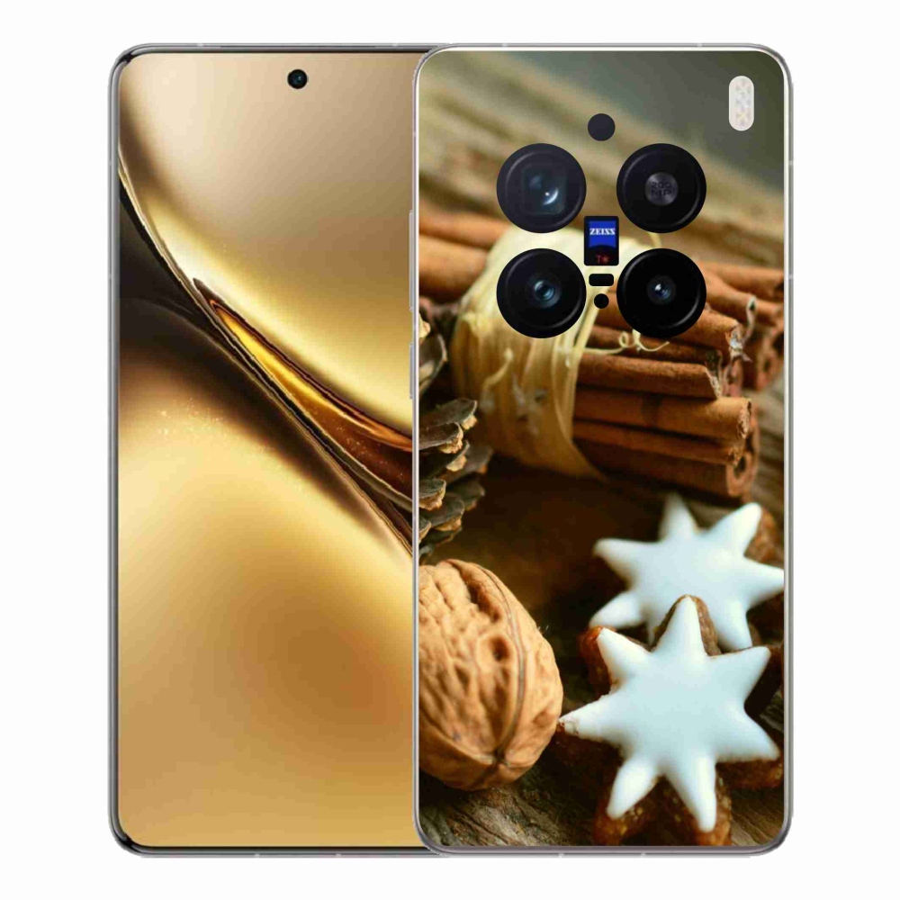 Gelový kryt mmCase na Vivo X200 Pro 5G - skořice a perníčky