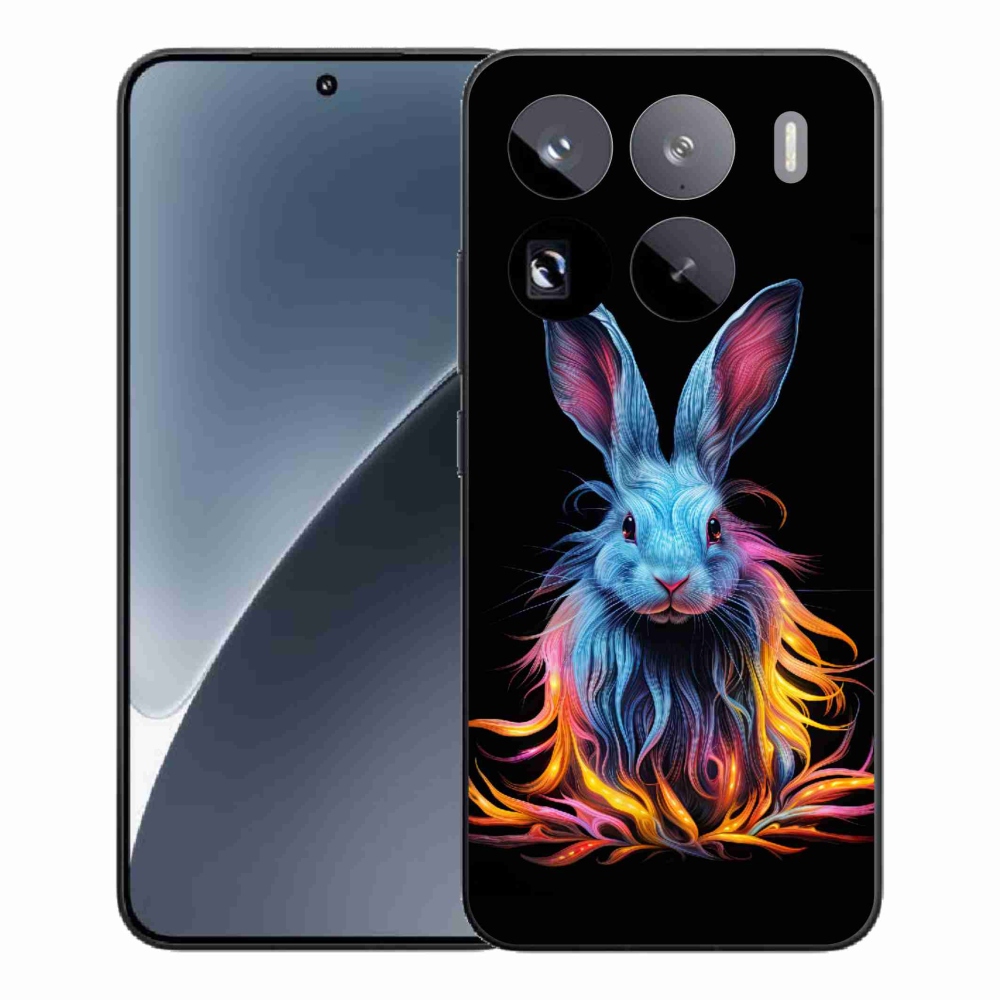 Gelový kryt mmCase na Xiaomi 15 Pro - abstraktní zajíc