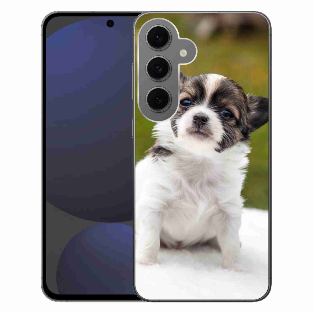 Gelový obal mmCase na Samsung Galaxy S24 FE - čivava 4