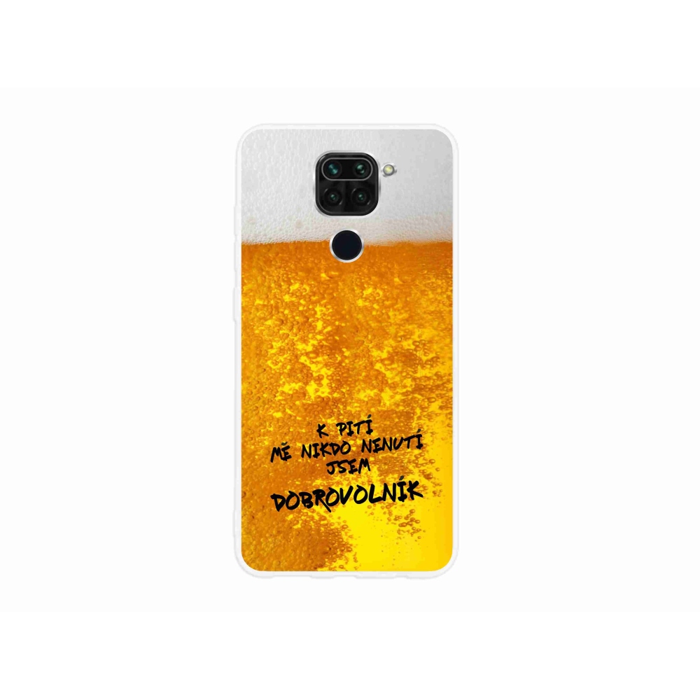 Gelový kryt mmCase na Xiaomi Redmi Note 9 - pivní motiv 4
