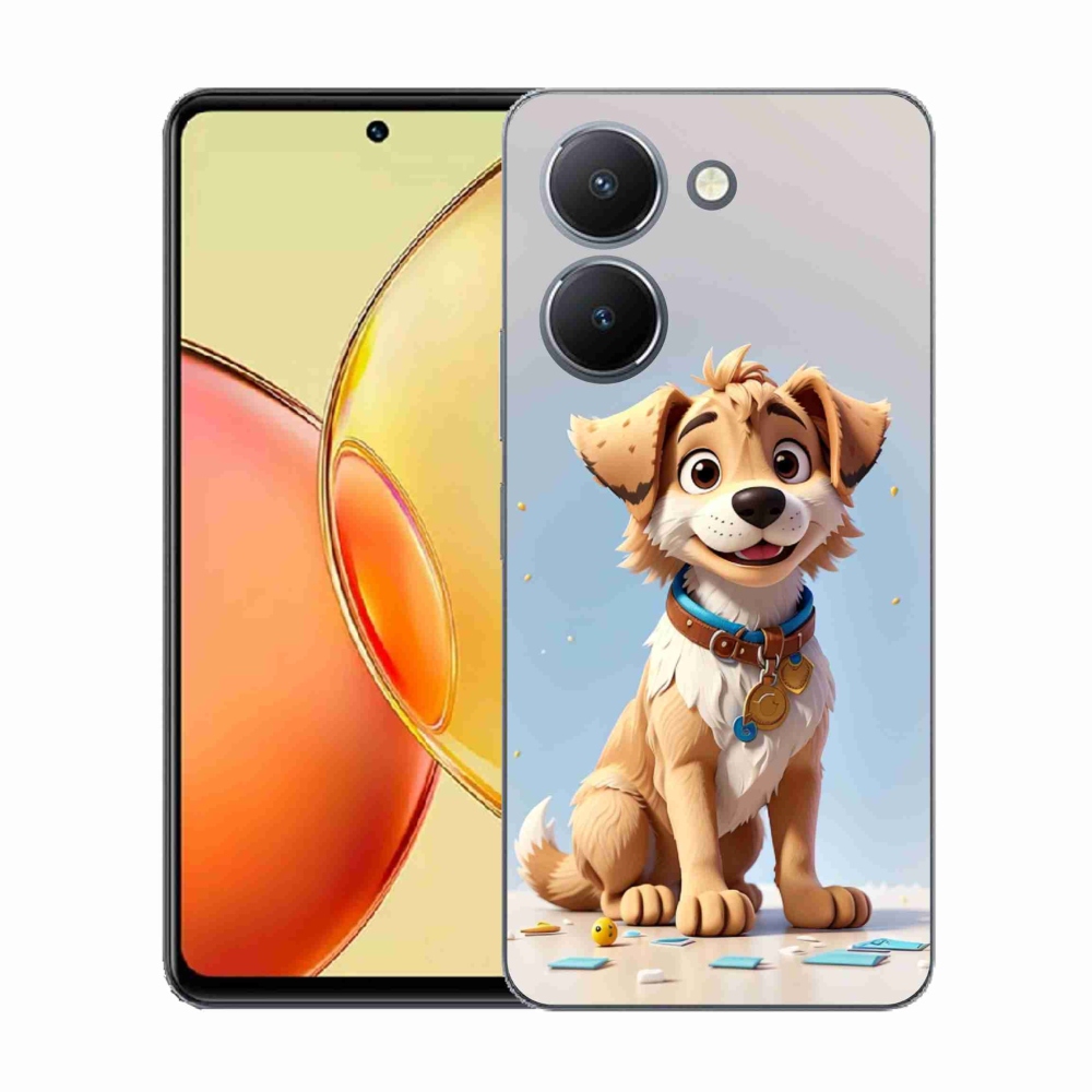 Gelový kryt mmCase na Vivo Y36 - kreslené štěně