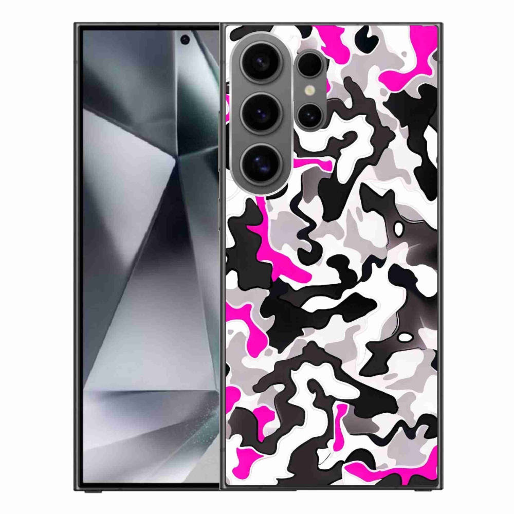 Gelový kryt mmCase na Samsung Galaxy S24 Ultra - maskáčový vzor 5