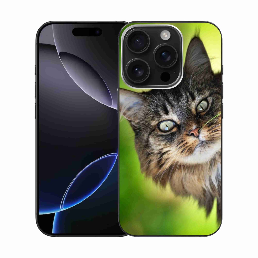 Gelový kryt mmCase na iPhone 16 Pro - kočka 3