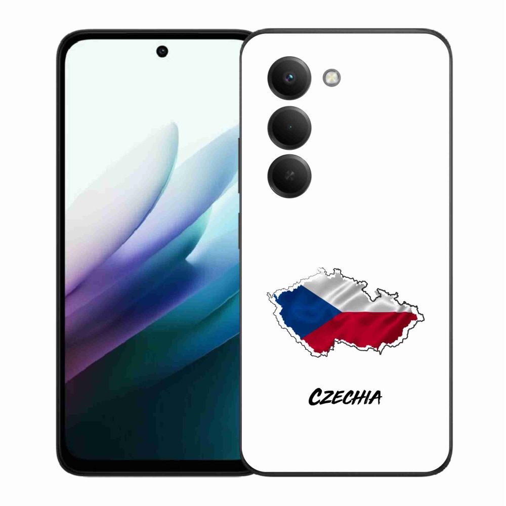 Gelový kryt mmCase na Xiaomi Redmi 15 4G/5G (171mm) - Czechia bílé pozadí